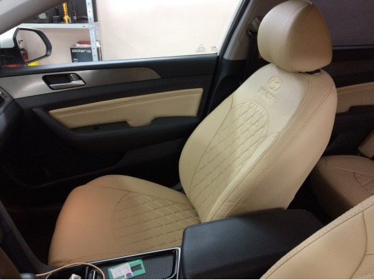 Авточехлы на Hyundai Sonata 7