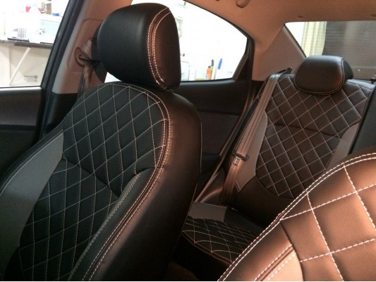 Каркасные авточехлы на KIA Rio 3