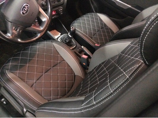 Каркасные авточехлы на KIA Rio 3