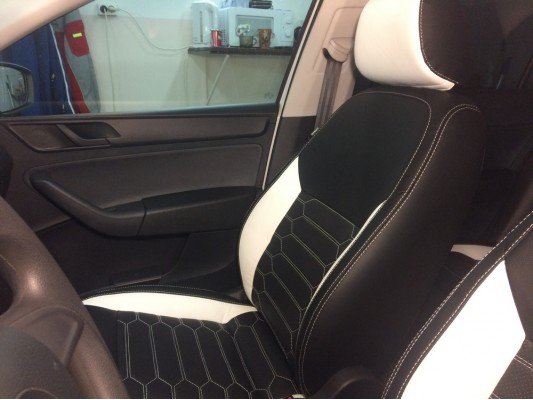 Каркасные авточехлы на Skoda Rapid