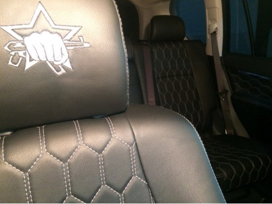 Каркасные авточехлы на Toyota Land Cruiser Prado 150 2 поколения